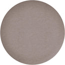 !nspire Demi 402-172GY Round Ottoman and Warm Grey and Black IMAGE 2