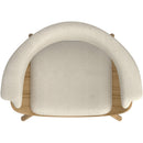 !nspire Holt 403-981BG_NT Accent/Dining Chair - Beige Fabric and Natural IMAGE 6