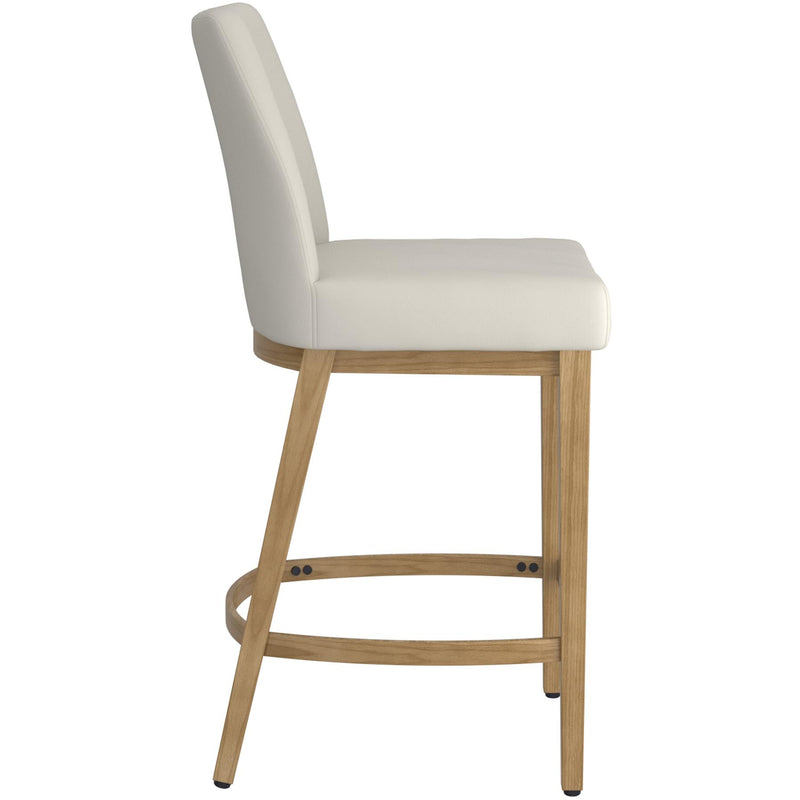 !nspire Jace 203-082BEG_NT 26" Counter Stool - Beige Fabric and Natural IMAGE 3