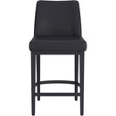 !nspire Jace 203-082PUBLK_BK 26" Counter Stool - Black Faux Leather and Black IMAGE 4
