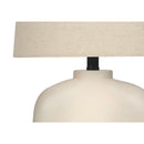Monarch I 9728 Table Lamp - Cream Resin / Beige Shade IMAGE 2