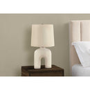 Monarch I 9728 Table Lamp - Cream Resin / Beige Shade IMAGE 6