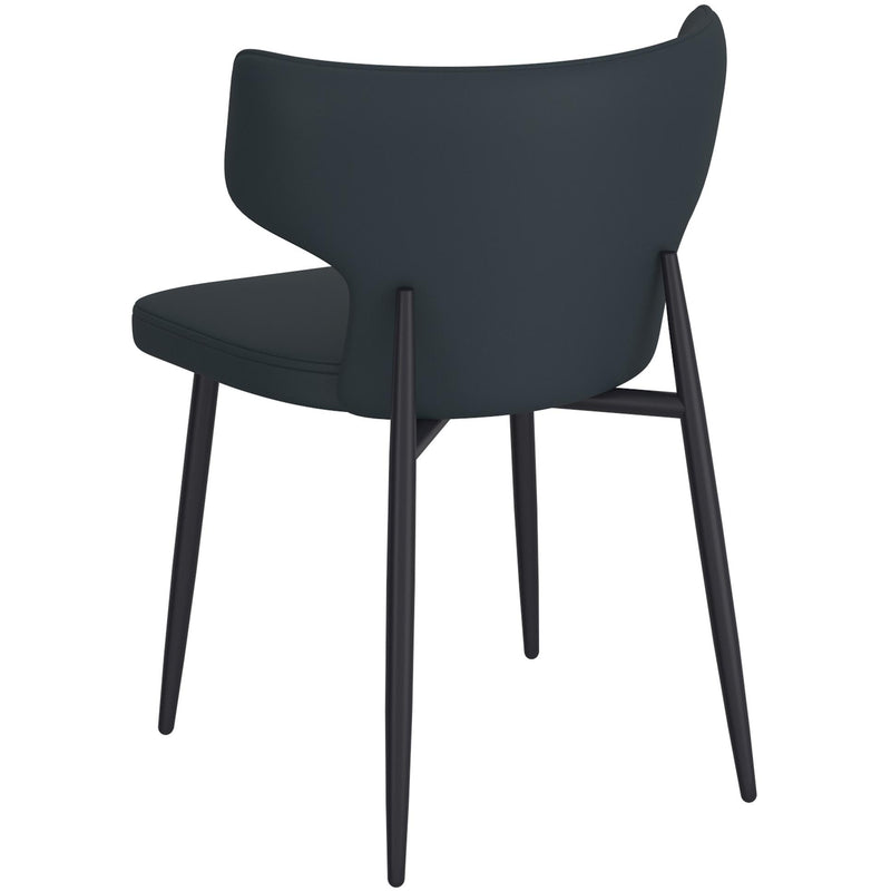 !nspire Olis 202-085PUBK Dining Chair - Black Faux Leather and Black IMAGE 2