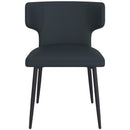 !nspire Olis 202-085PUBK Dining Chair - Black Faux Leather and Black IMAGE 4