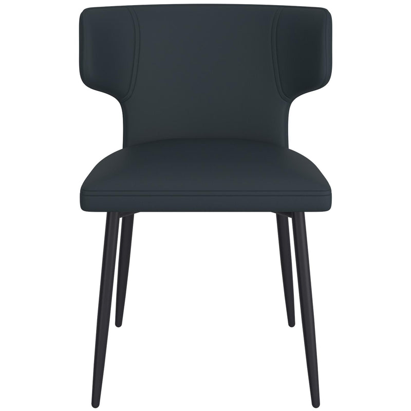 !nspire Olis 202-085PUBK Dining Chair - Black Faux Leather and Black IMAGE 4