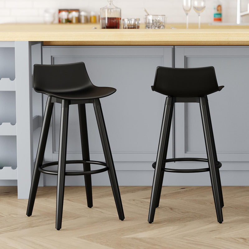 !nspire Rango 203-842BK 26" Counter Stool - Black IMAGE 6