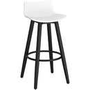 !nspire Rango 203-842WT 26" Counter Stool - White and Black IMAGE 1