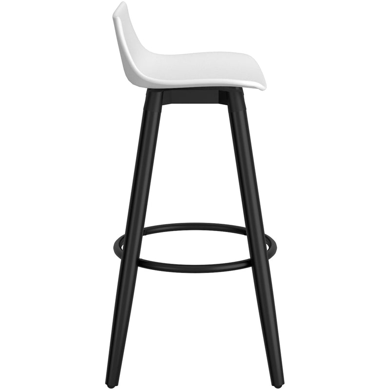 !nspire Rango 203-842WT 26" Counter Stool - White and Black IMAGE 3