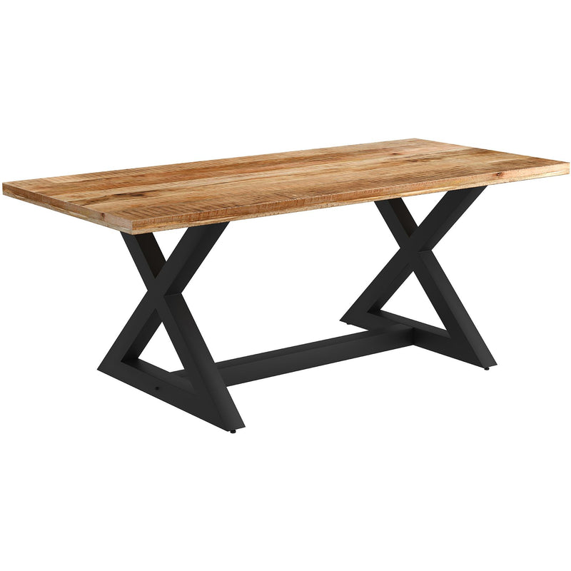 !nspire Zax/Cortez 7 pc Dinette 207-147NATBK_081BEG_BK IMAGE 2