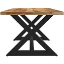 !nspire Zax/Cortez 207-147NATBK_081BEG_BK 7 pc Dining Set - Beige/Black IMAGE 3