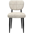 Worldwide Home Furnishings Zeke 202-090BG Dining Chair - Beige and Black IMAGE 4