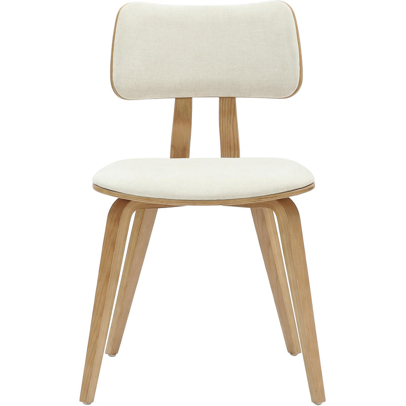 !nspire Zuni 202-581BG Dining Chair - Beige Fabric and Natural IMAGE 4