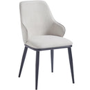 !nspire Zilo/Kash 207-671SBK_084BEG 5 pc Dining Set - Faux Marble/Black/Beige IMAGE 7