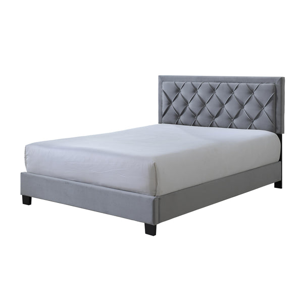 Crown Mark Danzy King Upholstered Panel Bed 5092-K-HBFB/5092-KQ-RAIL IMAGE 1