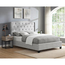  Crown Mark Eva 5111DV-Q Queen Platform Bed - Dove Grey IMAGE 2