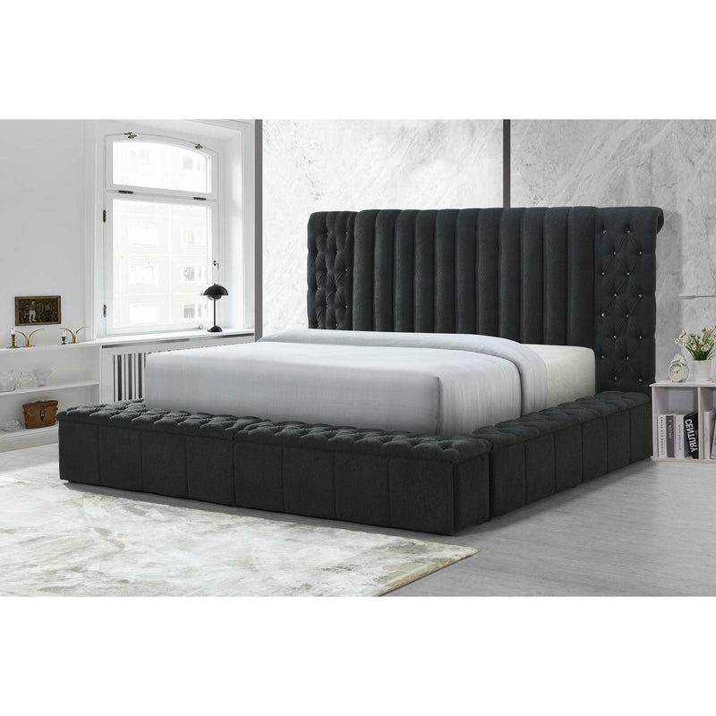 Crown Mark Danbury Queen Upholstered Platform Bed with Storage 5201CL-Q-FB/5201CL-Q-HB/5201CL-KQ-HBPL/5201CL-KQ-RL-L/5201CL-KQ-RL-R IMAGE 7