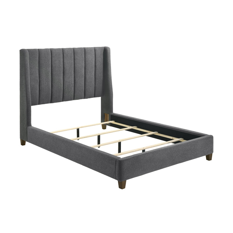 Crown Mark Agnes Queen Upholstered Platform Bed 5264CL-Q-HBFB/5264CL-KQ-RAIL IMAGE 3