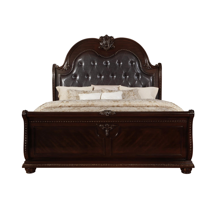 Crown Mark Stanley King Sleigh Bed B1600B-K-FB/B1600B-K-HB/B1600B-KQ-HBLEG/B1600B-KQ-RAIL IMAGE 4