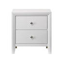  Crown Mark Evan B4710-2 Nightstand - White IMAGE 1