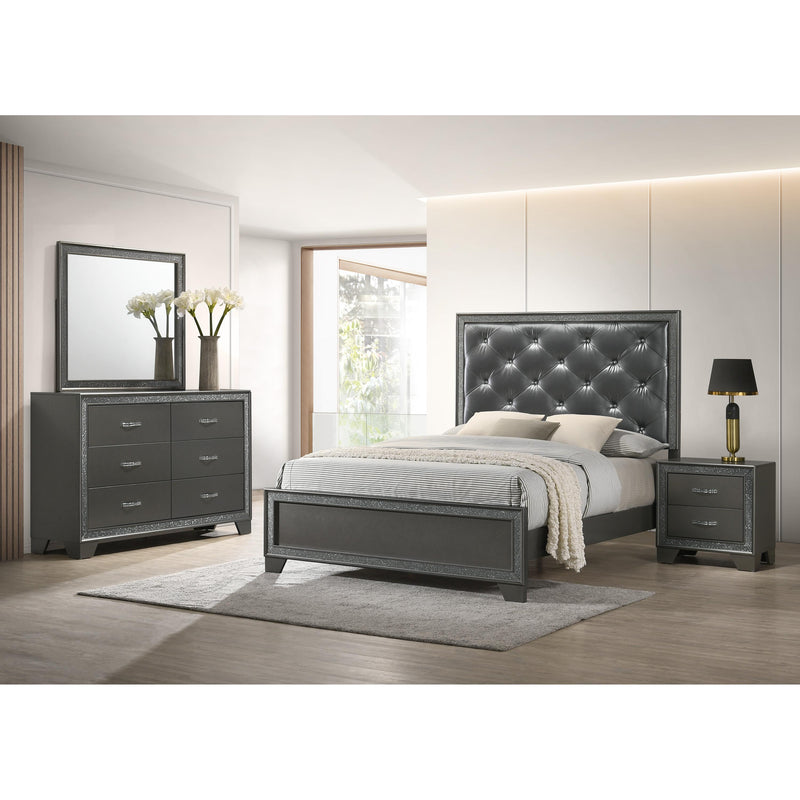 Crown Mark Kaia King Panel Bed B4750-K-HBFB/B4750-KQ-RAIL IMAGE 3