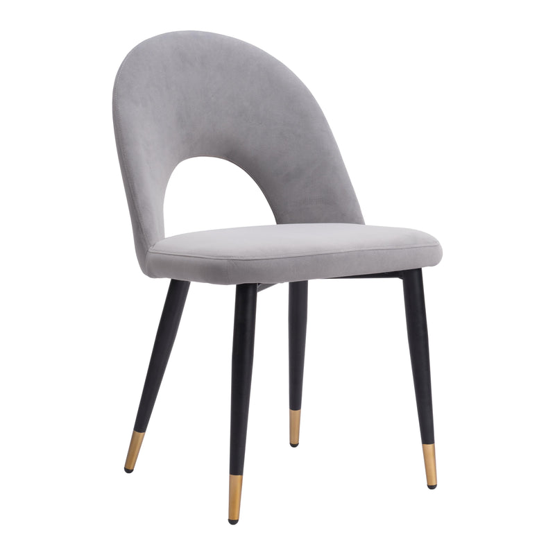  Zuo Menlo 109874 Dining Chair - Grey IMAGE 1