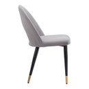  Zuo Menlo 109874 Dining Chair - Grey IMAGE 2