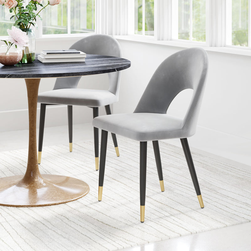  Zuo Menlo 109874 Dining Chair - Grey IMAGE 8
