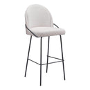  Zuo Jambi 109969 Barstool - Ivory IMAGE 1