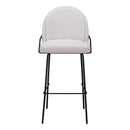  Zuo Jambi 109969 Barstool - Ivory IMAGE 3