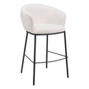  Zuo Essen 109808 Barstool - Ivory IMAGE 1