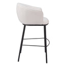  Zuo Essen 109808 Barstool - Ivory IMAGE 2
