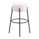  Zuo Blanche 109742 Barstool - Ivory IMAGE 2