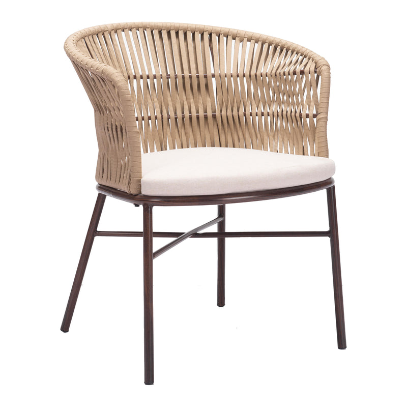  Zuo Freycinet 703988 Dining Chair - Natural IMAGE 1