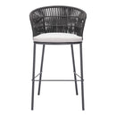  Zuo Freycinet 703989 Barstool - Black IMAGE 3