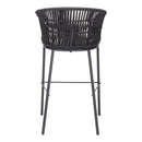  Zuo Freycinet 703989 Barstool - Black IMAGE 4
