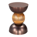  Zuo Tripoli 109777 Side Table - Bronze IMAGE 1
