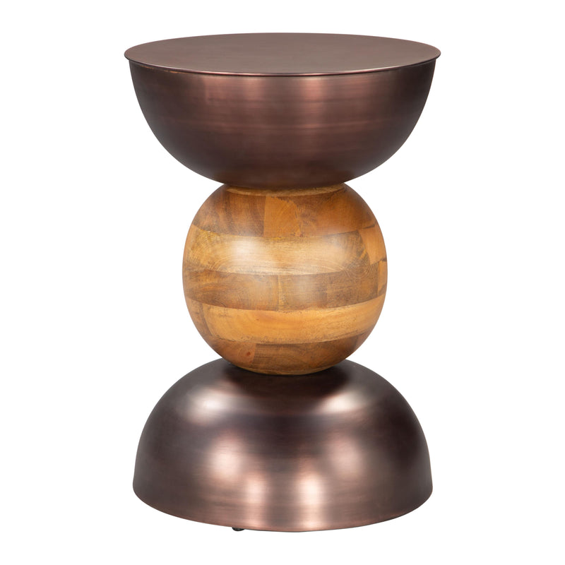  Zuo Tripoli 109777 Side Table - Bronze IMAGE 2