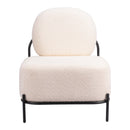  Zuo Arendal 110023 Accent Chair - Vanilla IMAGE 3
