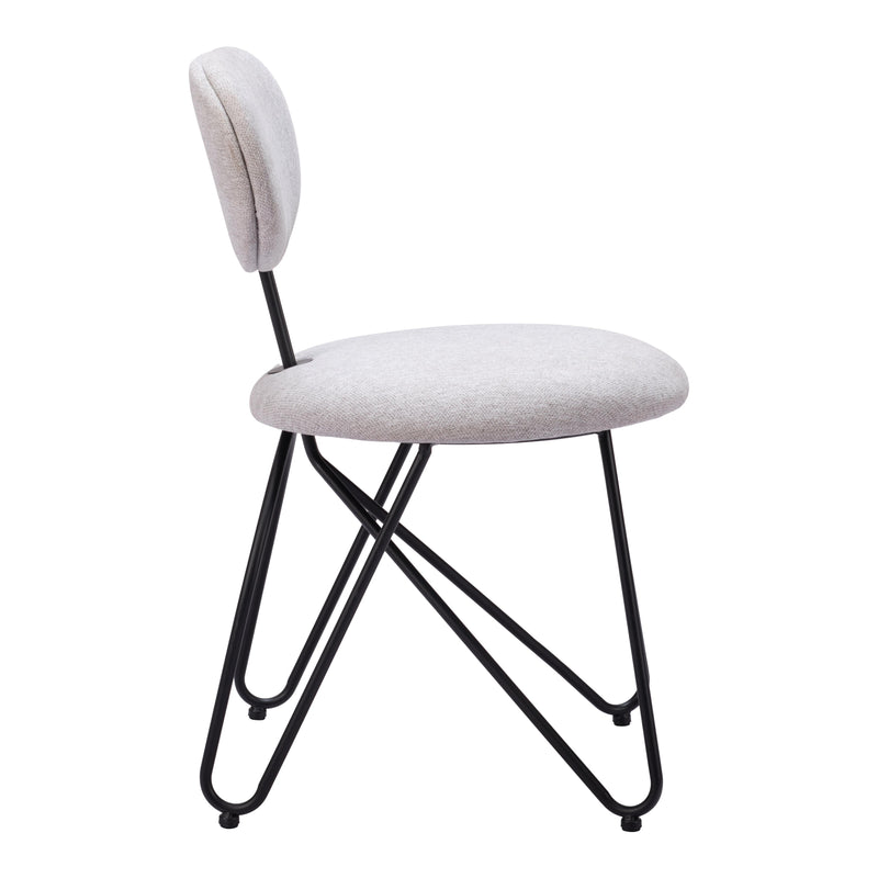  Zuo Novi 110017 Dining Chair - Dove Grey IMAGE 2