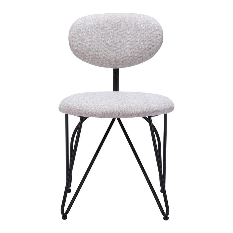  Zuo Novi 110017 Dining Chair - Dove Grey IMAGE 3