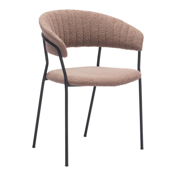  Zuo Josephine 109670 Dining Chair - Brown IMAGE 1