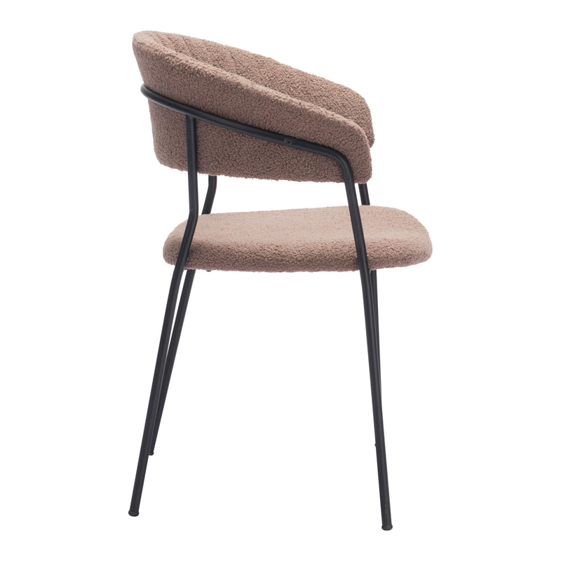  Zuo Josephine 109670 Dining Chair - Brown IMAGE 2