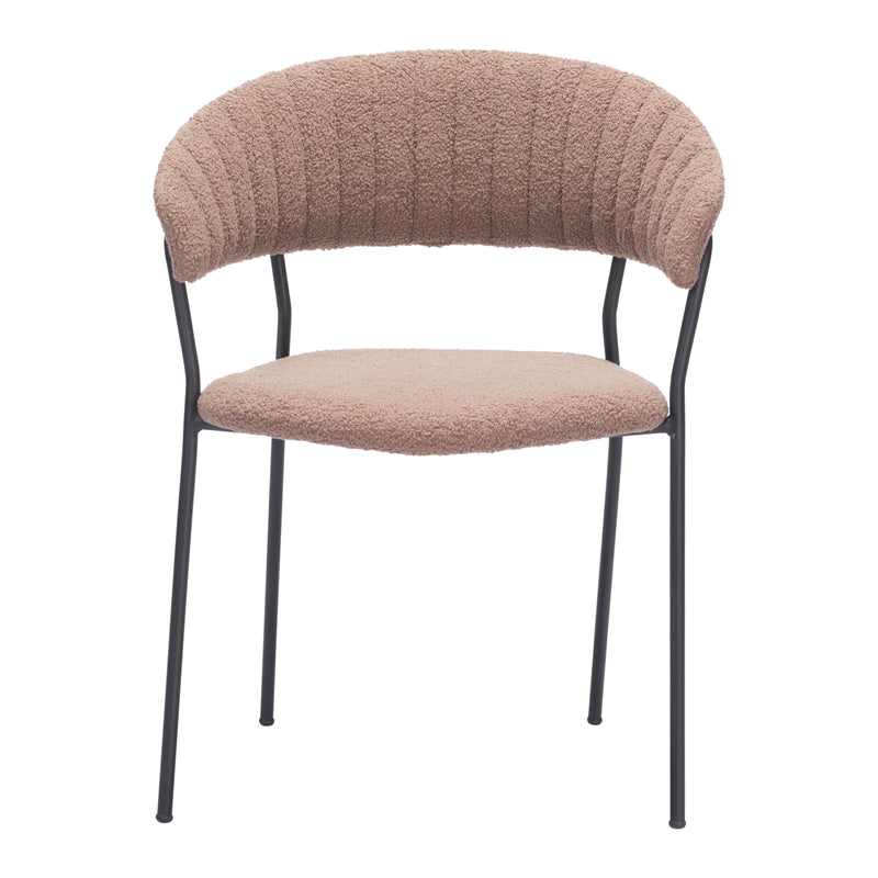 Zuo Josephine 109670 Dining Chair - Brown IMAGE 3