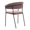  Zuo Josephine 109670 Dining Chair - Brown IMAGE 5