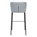  Zuo Linz 109783 Barstool - Grey IMAGE 4
