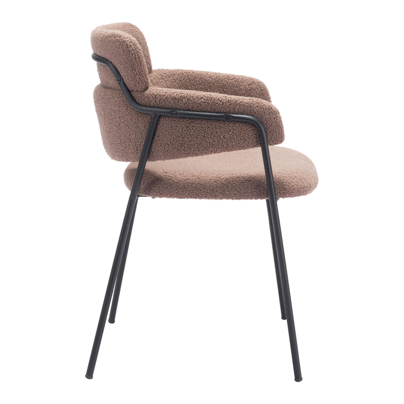  Zuo Marcel 109664 Dining Chair - Brown IMAGE 2