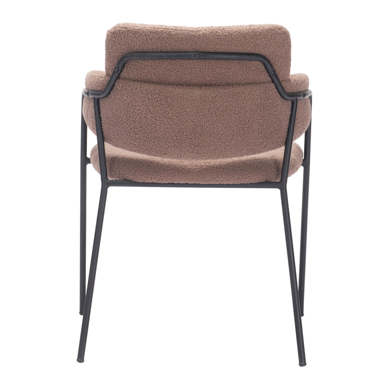  Zuo Marcel 109664 Dining Chair - Brown IMAGE 4