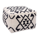  Zuo Lizardo 109821 Ottoman - Beige & Black IMAGE 1