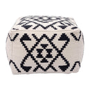  Zuo Lizardo 109821 Ottoman - Beige & Black IMAGE 2