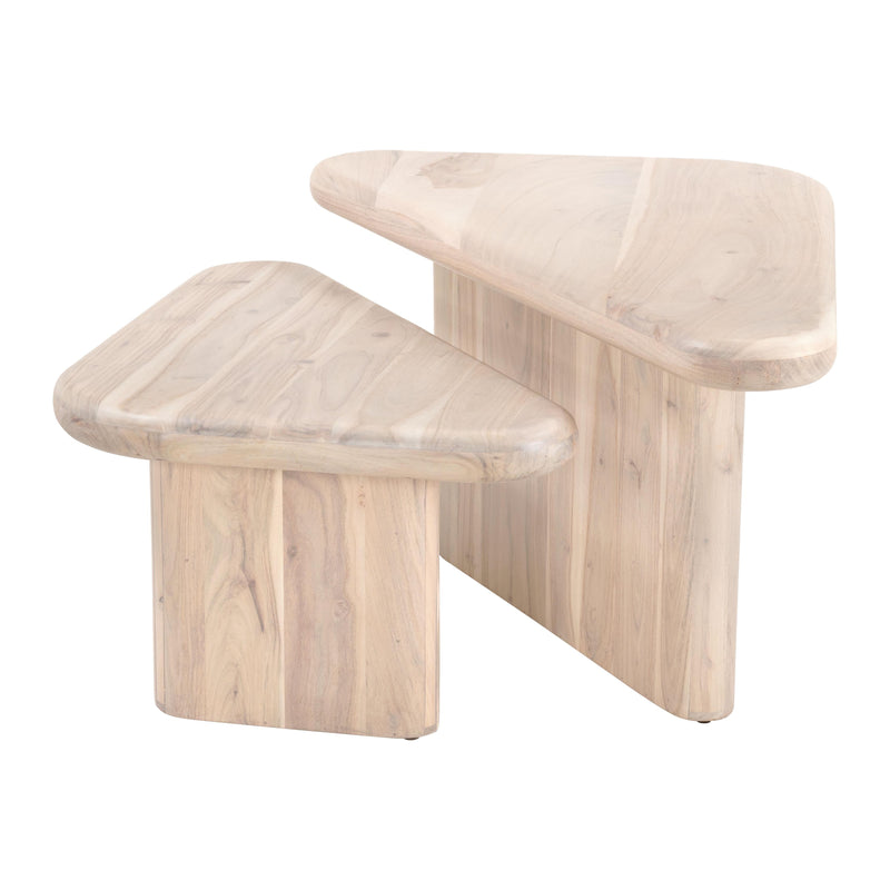  Zuo Navidic 109872 Coffee Table Set - Natural IMAGE 3